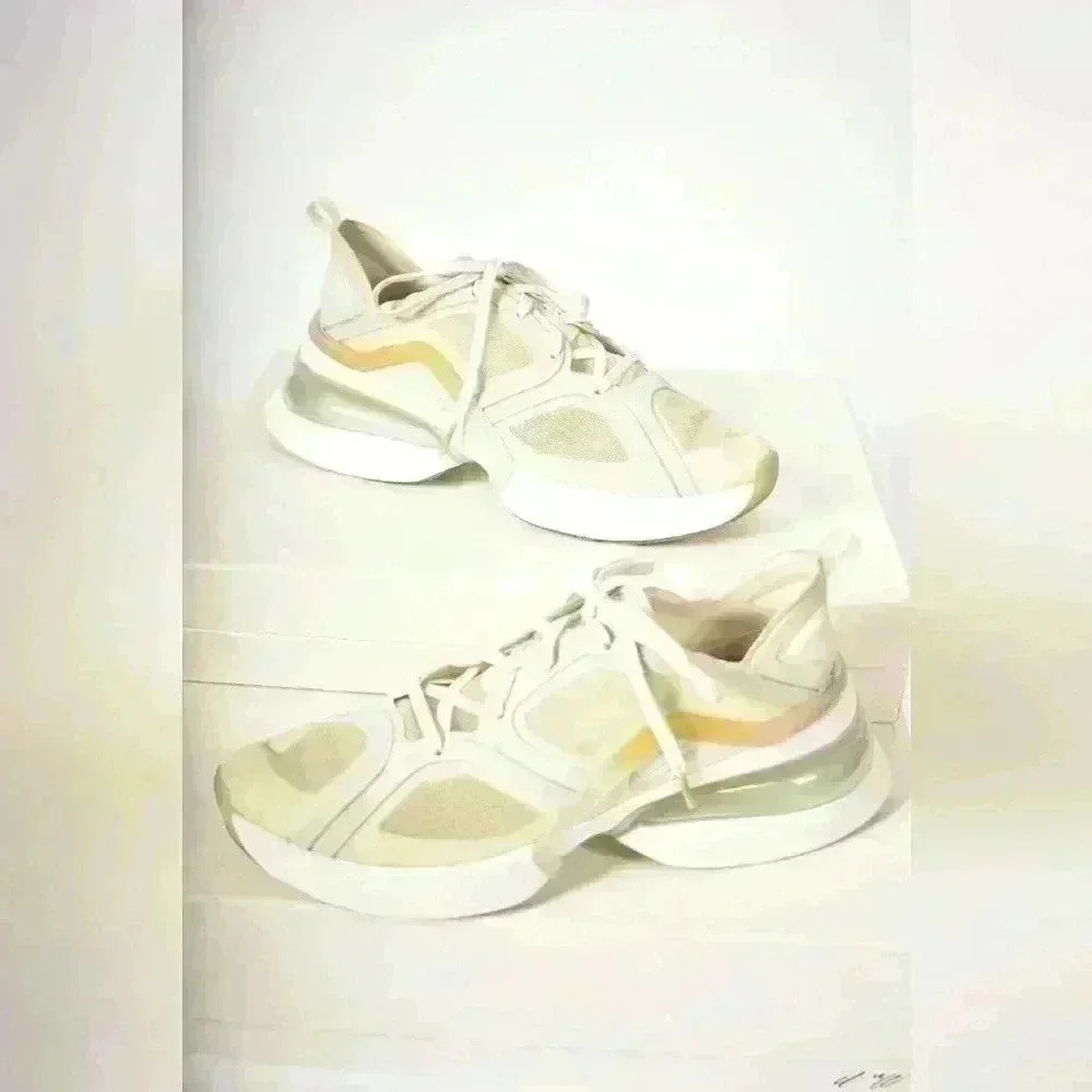 NIKE White Green Pistachio Frost Air  Max 270 XX Platform Running Sneaker 9.5US